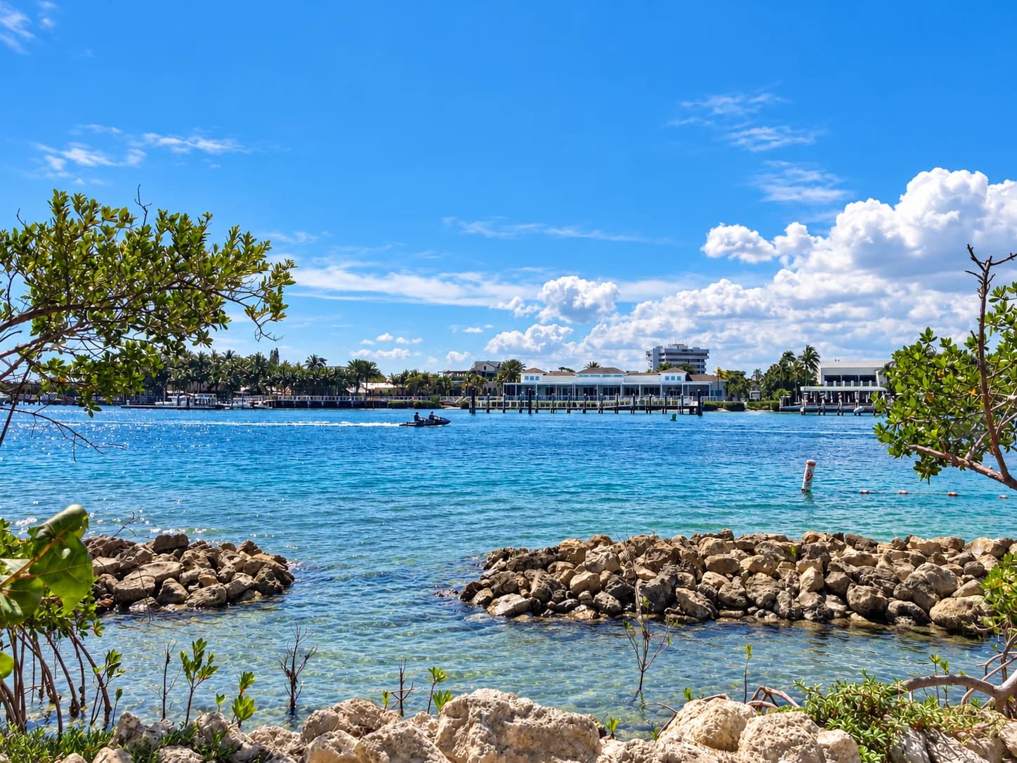 Jupiter Inlet from the lighthouse nature trail